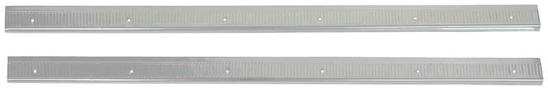 1962-65 Dodge, Plymouth B-Body Door Sill Plates Scuff Plates Outer Pair 2-Door Models