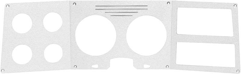 1978-80 Chevrolet, GMC Pickup, Blazer, Jimmy, Suburban Dash Panel Overlaywith Brushed Chrome Finish Billet Aluminum