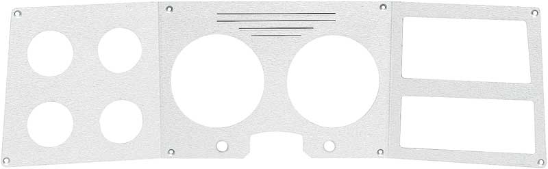 1981-87 Chevrolet, GMC Pickup, Blazer, Jimmy, Suburban Dash Panel Overlaywith Brushed Chrome Finish Billet Aluminum