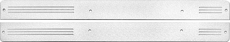 1981-87 Chevy, GMC Pickup, Blazer, Jimmy, Suburban Billet Door Panel Inserts For Models Without Door Panel Straps Pair