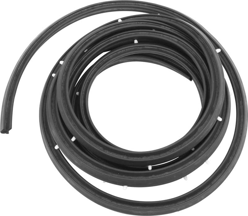 1955-57 Chevy Bel Air, 150, 210 Front Door Frame Weatherstrips without Molded Ends 2 door Hardtop, Convertible