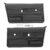1973-76 Chevrolet Truck Door Inner Panel Black Pair