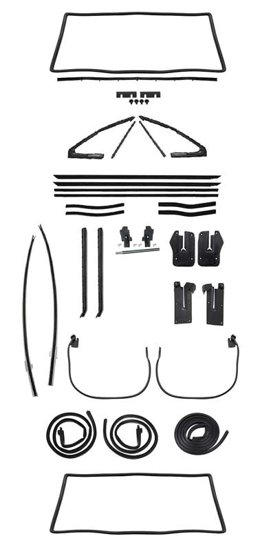 1965-66 Mustang Coupe Weatherstrip Kit