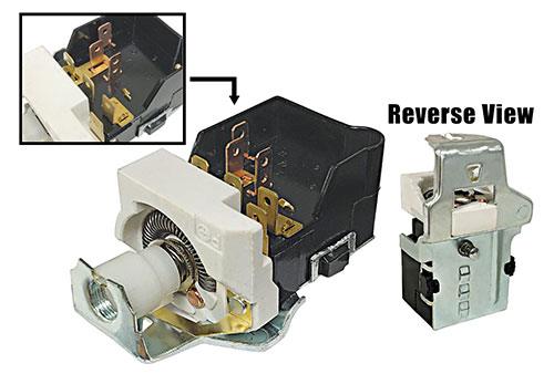 1969-81 Camaro / Chevelle / Chevrolet Truck / Firebird / GTO / Monte Carlo / Nova Headlight Switch without Parking Light