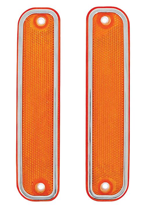 1973-80 Chevrolet Truck Markerlamp with Trim Pickup Pair