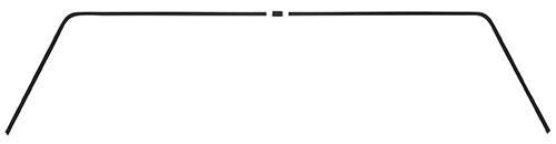 1964-65 Dodge Charger Rear Window Interior Trim 3 Pieces