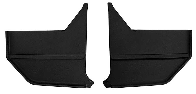 1965-66 Ford Mustang Convertible Kick Panels Black