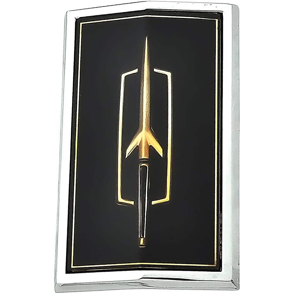 1976 Oldsmobile Cutlass, Delta, 98 Nose Emblem Rocket Logo, Black And Gold