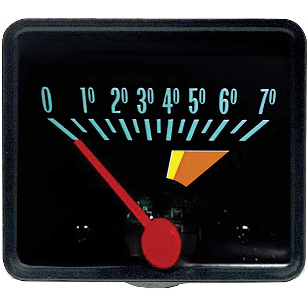 1968-70 Nova In Dash Tachometer 5000 Redline 7000 RPM Light Green Numbers
