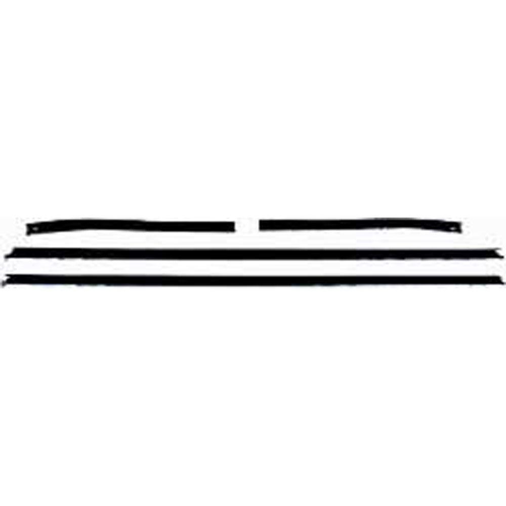 1968 Camaro Coupe Window Felt Set OE Style Outer 4 Pieces For Cars With Outer Door Moldings