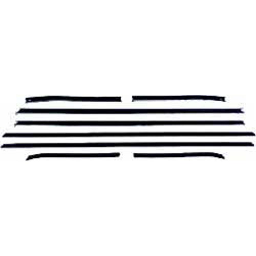 1968-69 Camaro, Firebird Coupe Window Felt Set Standard Interior Original Style 8 Piece Set