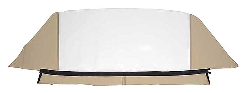 1958 Chevrolet Impala/Pontiac Bonneville Chieftain Convertible Top Rear Window Vinyl Tan