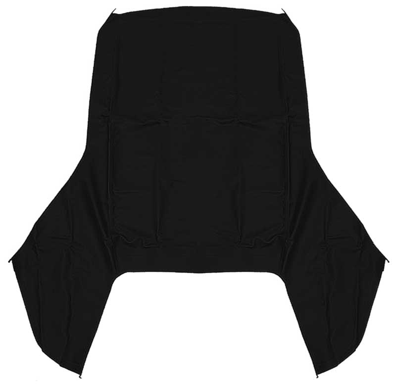 1961-64 GM B-Body Convertible Top Only Use With Glass Window Canvas Cloth Black