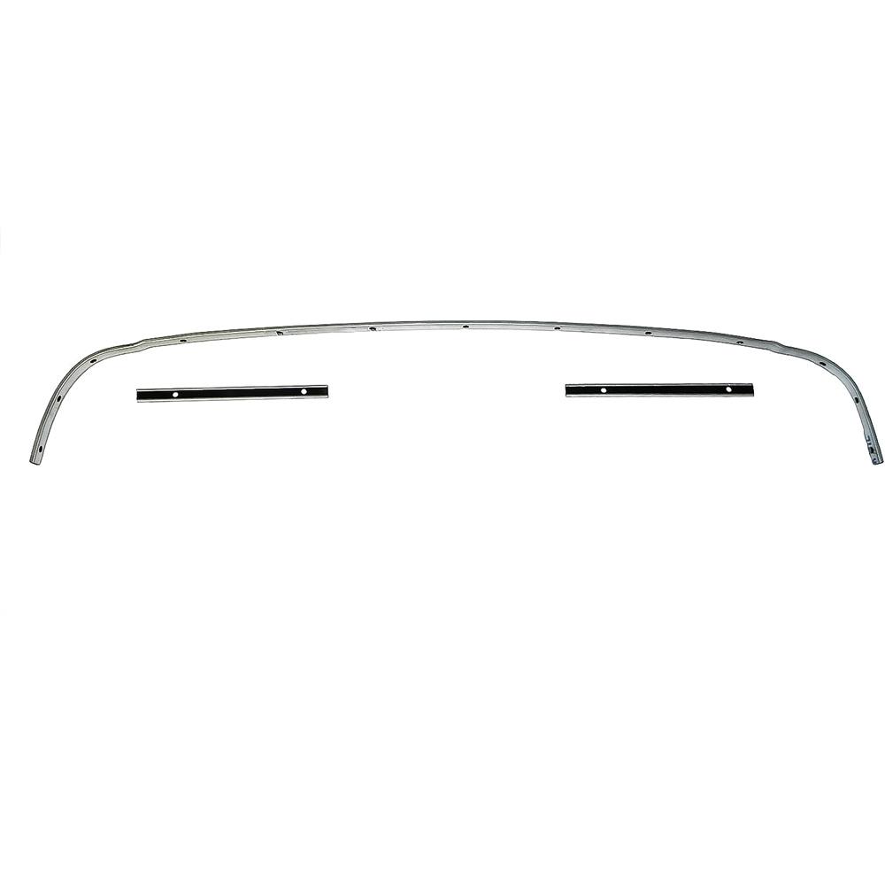 1962-63 GM Mid Size Convertible Top Rear Tack Strip Bow Set Tacking Rail Trimstick 3-Piece
