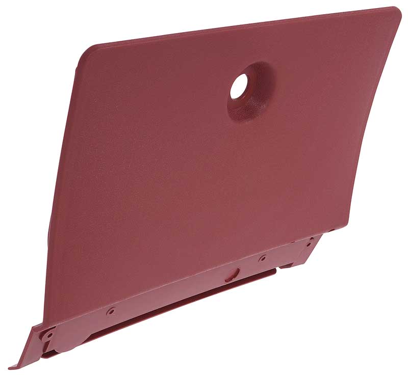 1970-81 Firebird, Trans Am Glove Box Door Cover Without AC Plastic Cover Only Without Steel Door Red