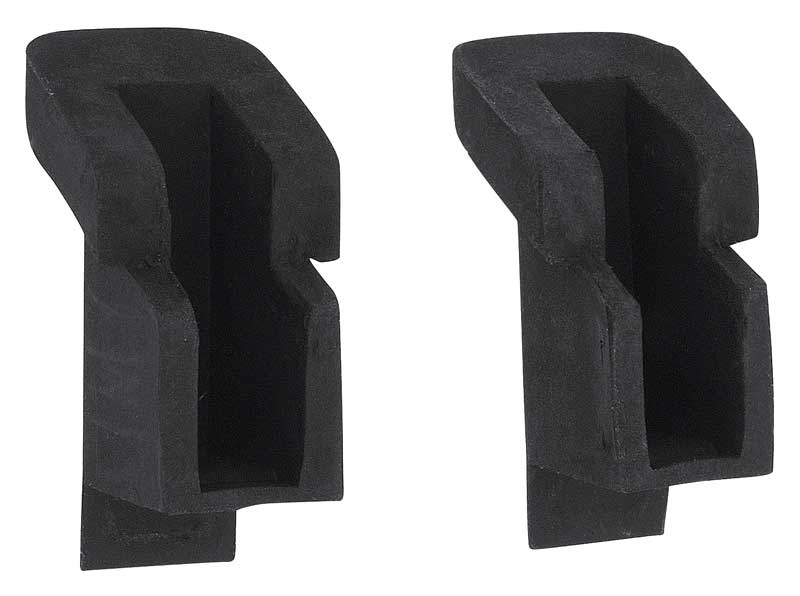 1962-65 Chevy II Nova Upper Vent Window Rubber Bumpers Hardtop, Convertible Pair