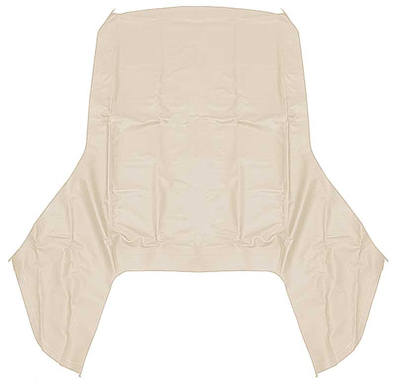 1967-69 Camaro / Firebird Convertible Top Top Only For 2-Piece Glass Window Vinyl Beige