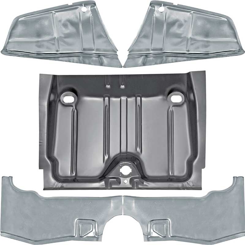 1967-68 Camaro / Firebird Basic Trunk Sheet Metal Floor Pan Kit without Reinforcements