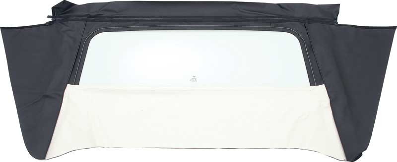 1967-69 Dodge Dart Convertible Rear Window Tinted Glass Crush Vinyl White