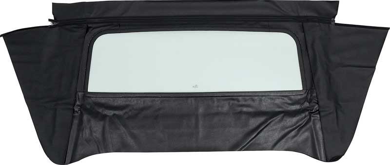 1967-69 Dodge Dart Convertible Rear Window Tinted Glass Crush Vinyl Black
