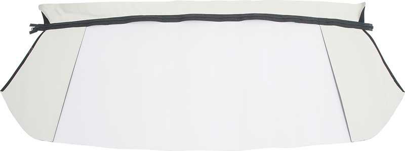 1963-64 Dodge Dart GT Convertible Rear Window Plastic Curtain Pinpoint Vinyl White