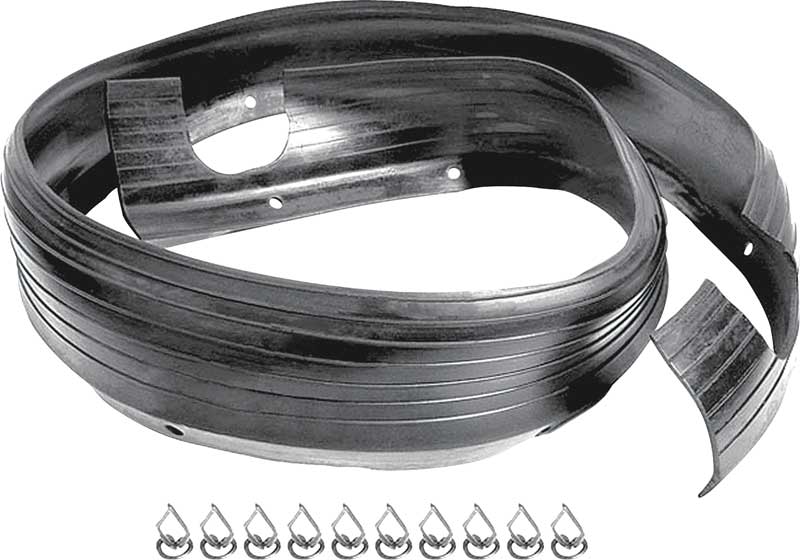 1968-69 Coronet, Charger, Road Runner, Satellite Hood To Radiator Support Seal with Hardware