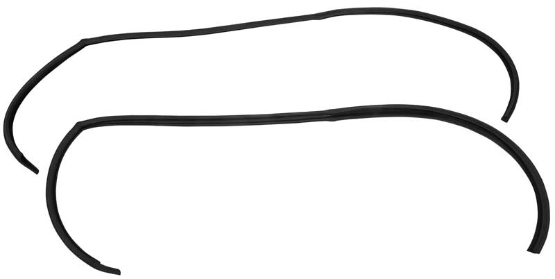 1966-67 Charger, Coronet, Belvedere, Road Runner Roof Rail Weatherstrip 2 Door Hardtop Pair
