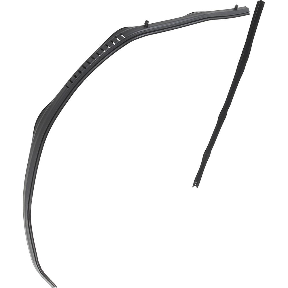 1973-80 Chevrolet/GMC Truck Door Glass Run Weatherstrip With Division Bar Felt RH Side