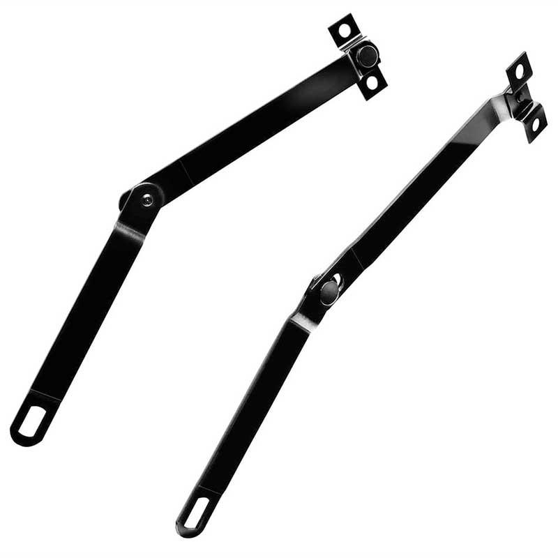 1964-79 Ford F-Series Truck, 1966-77 Bronco Tailgate Support Set Black Pair