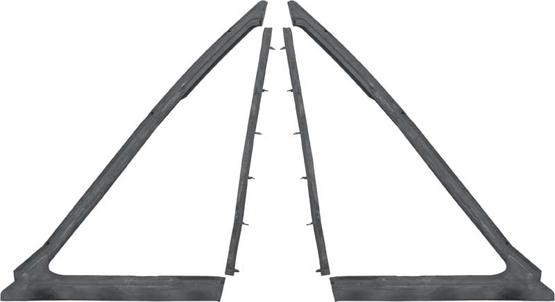 1963-64 Impala 2 Door  Hardtop, Convertible Vent Window Weatherstrip Set Pair