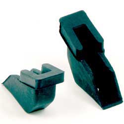 1963-64 Chevrolet Impala Convertible Upper Vent Window Rubber Bumpers Pair