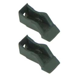 1961-62 Chevrolet Impala Convertible Upper Vent Window Rubber Bumpers Pair