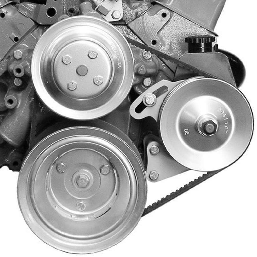 Small Block Chevy LWP P/S Bracket for Canister Pump