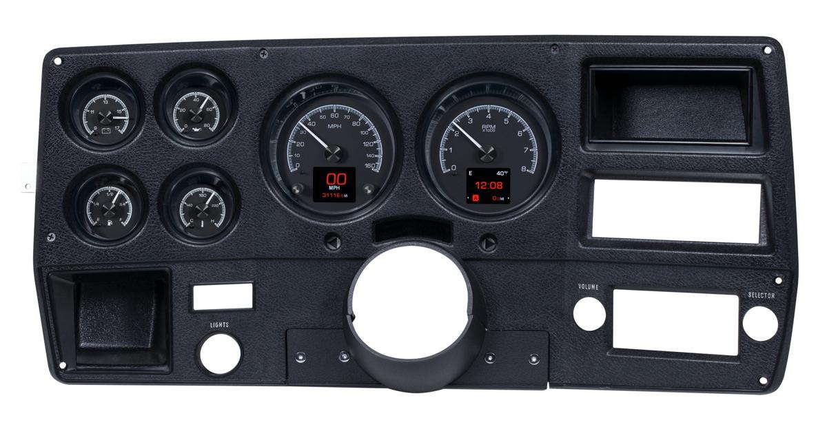 1973-87 Chevy/GMC Pickup HDX System, Black Face