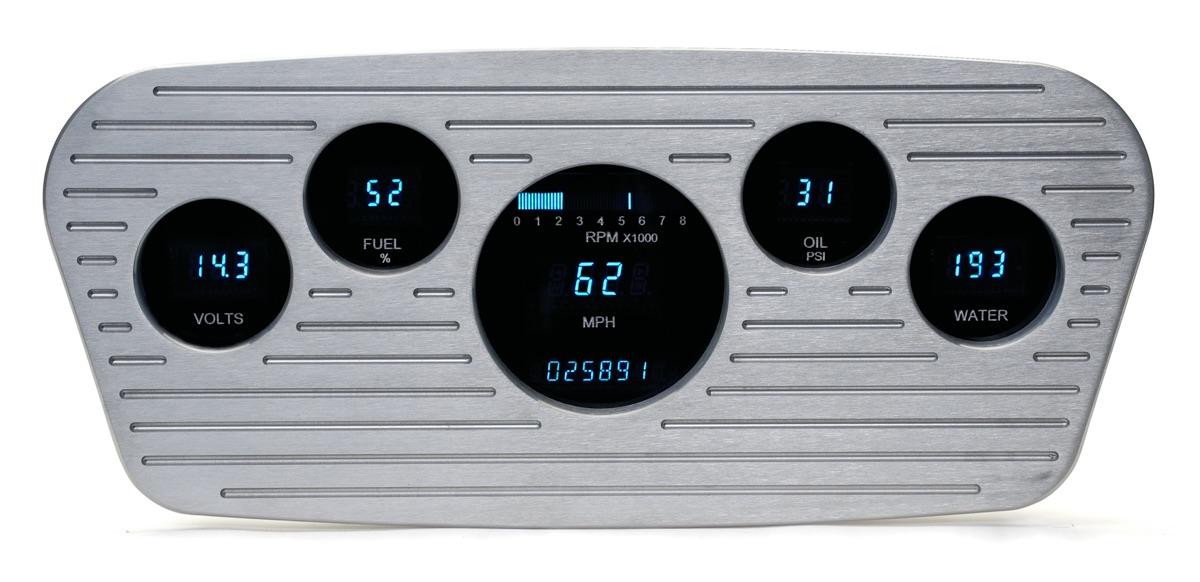 32 Chevrolet VFD system w/Blue and Teal Lenses