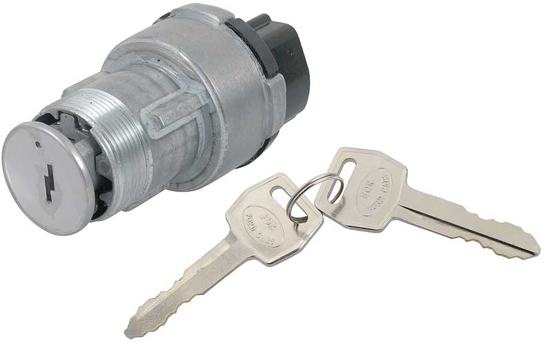1970-76 Ford F Series, Econoline Ignition Switch Assembly 6 Blade-Style Terminals with Lock Cylinder And Keys