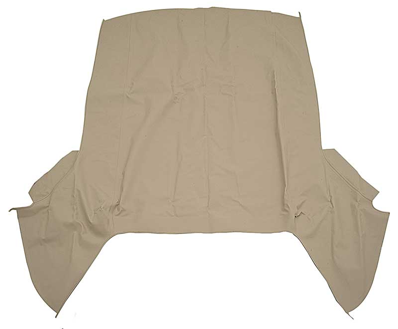 1962-63 Chevy II/Nova Convertible Top Only Use With Plastic Curtain Vinyl Tan