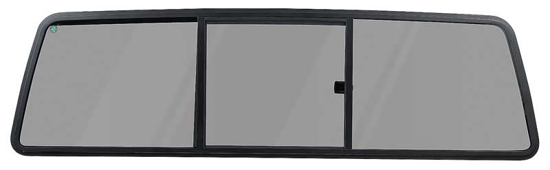 1973-97 Ford F100, F150, F250, F350 Pickup Truck Rear Window Sliding Glass Three-Panel Dark Limo Privacy Tint