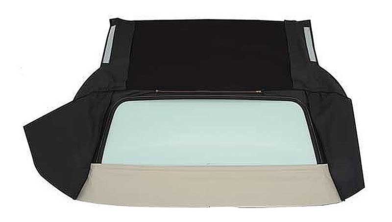 1971-76 GM B-Body Convertible Rear Window Only Glass With Defroster Vinyl Beige