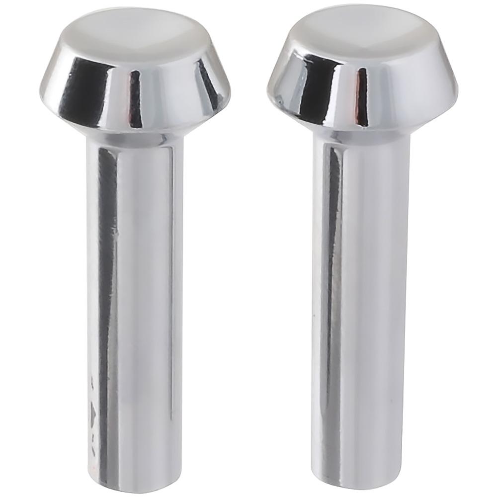 1965-66 Mustang, 1965 Fairlane, Falcon, Comet, 1966-67 Bronco Door Lock Knobs Chrome Pair