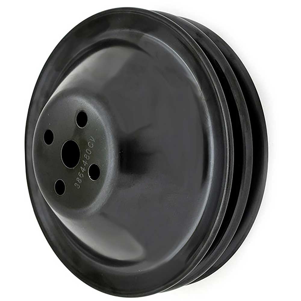 1965-66 Chevrolet Corvette, Chevelle, Malibu, El Camino Water Pump Pulley Double Groove For 396, 427ci Engines Without AC 7" Dia.