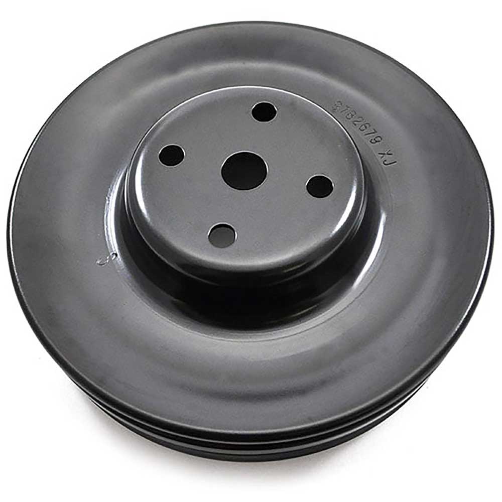 1966 Pontiac Water Pump Pulley Double Groove 7" diameter