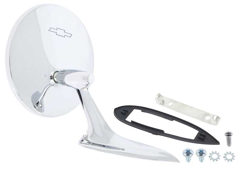 OER Chrome Exterior Mirror Set For 1963-1964 Impala, 1963-1965 Nova, & 1963 Corvette