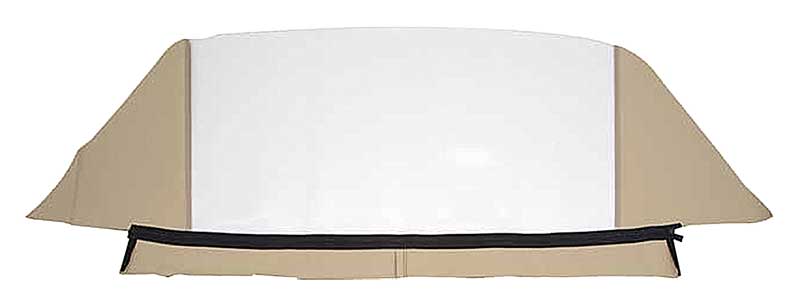 1961-64 GM B-Body Convertible Rear Window Only Plastic Vinyl Tan