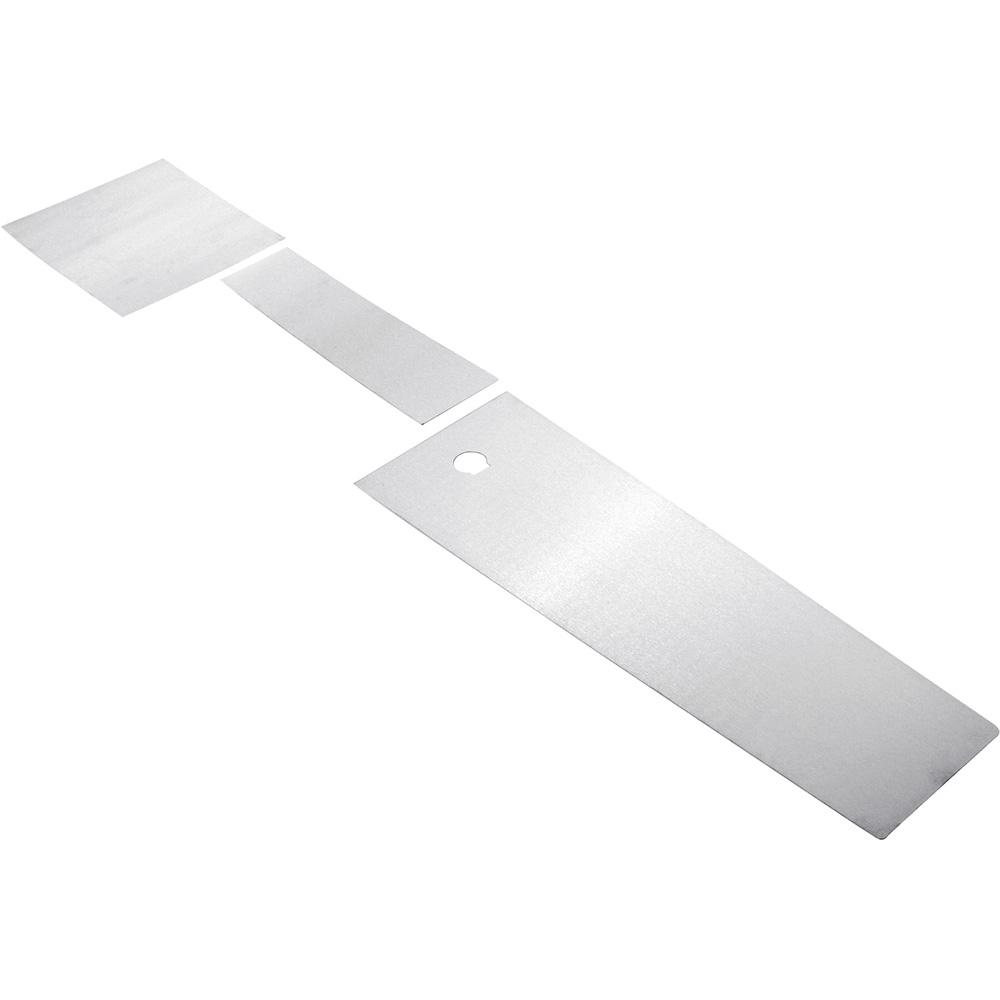 1966-67 Impala SS Aluminum Console Insert Set  Auto Trans 3 Piece Set