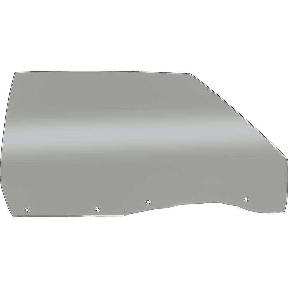 1971-73 Impala, GM Full-Size 2 Door Hardtop Front Door Glass RH Custom Gray Tint