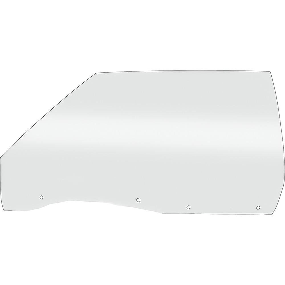 1971-73 Impala, GM Full-Size 2 Door Hardtop Front Door Glass LH Clear