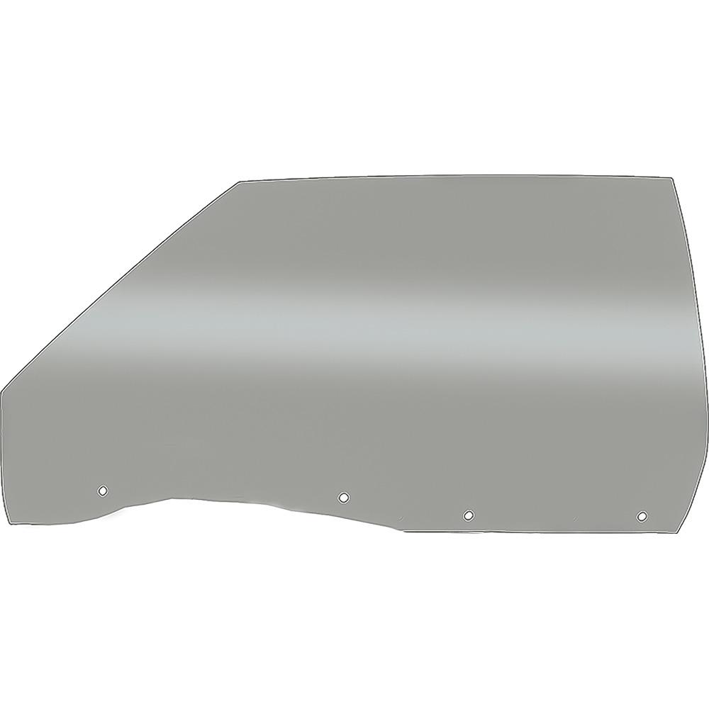 1971-73 Impala, GM Full-Size 2 Door Hardtop Front Door Glass LH Custom Gray Tint