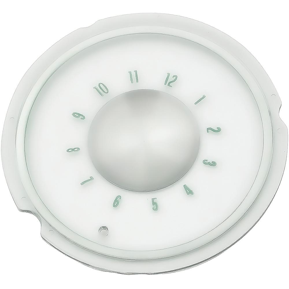 1965-65 Chevrolet Impala, Bel Air Instrument Clock Lens Green Lettering