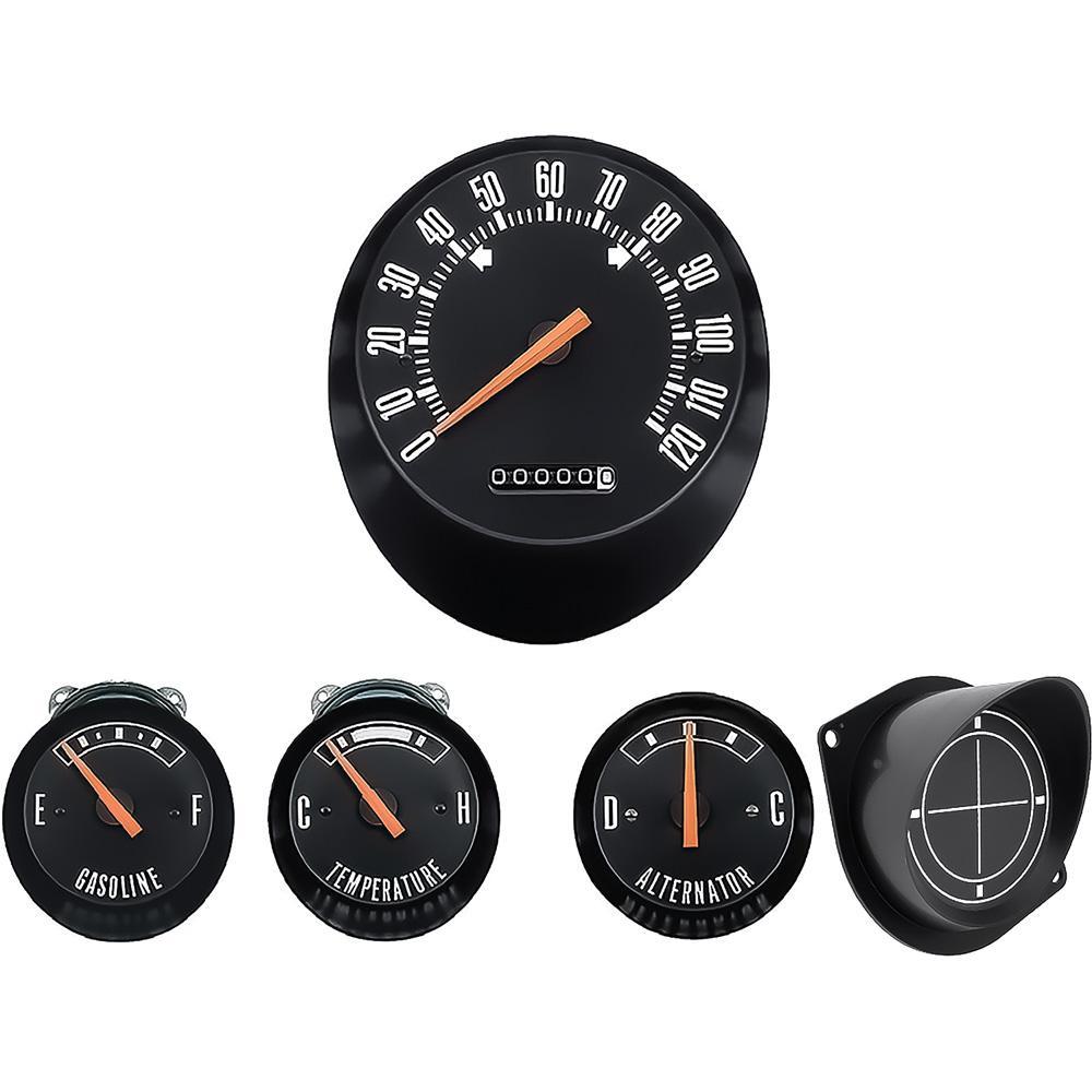 1970 Challenger Standard Dash Gauges Without Clock